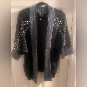 80’s Glam Style Studded Cardigan